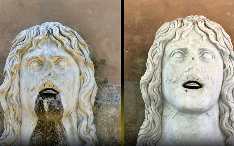 Villa_Farnesina_restauri_sarcofago-fontana_03