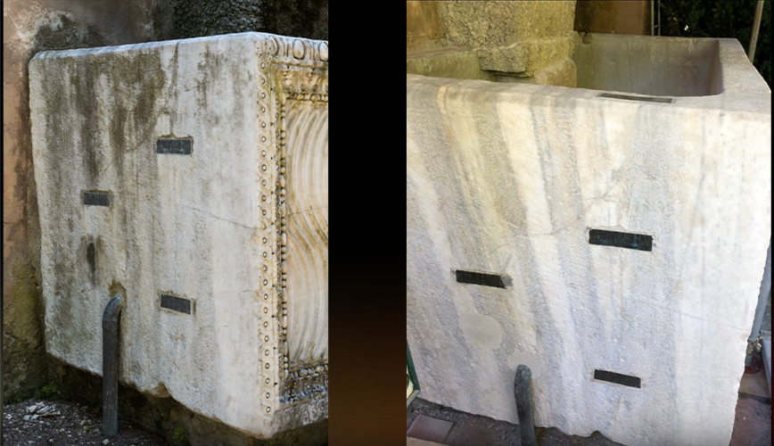 Villa_Farnesina_restauri_sarcofago-fontana_05