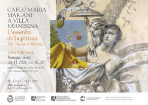 Inaugurazione mostra Mariani locandina